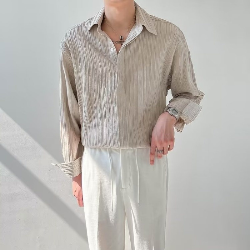 Black Apricot White Long-sleev - Korean Men Formal Wear incelemesi ve fiyatı