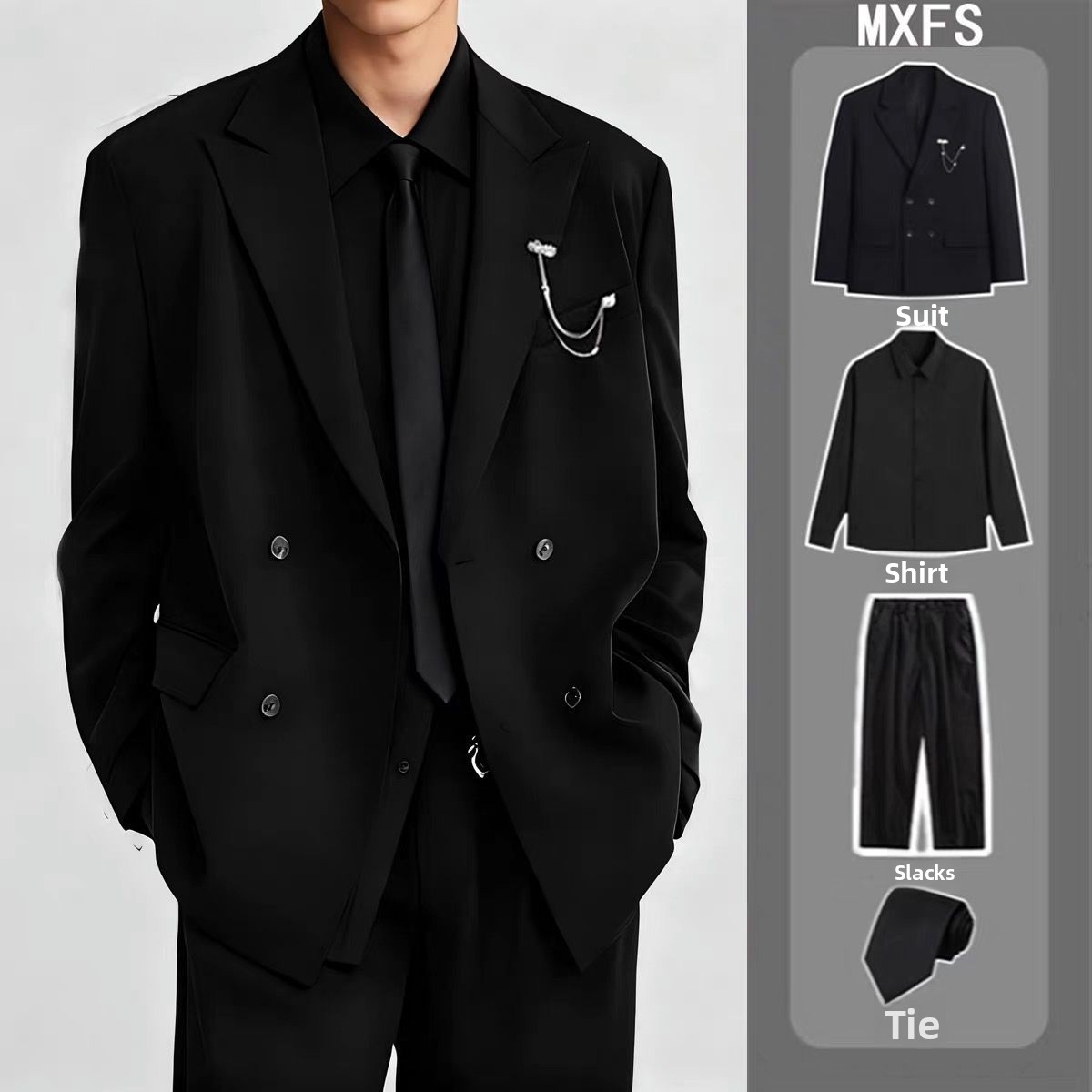 Casual Double-Breasted Wedding - Men'S Formal Wear For Engagement incelemesi ve fiyatı